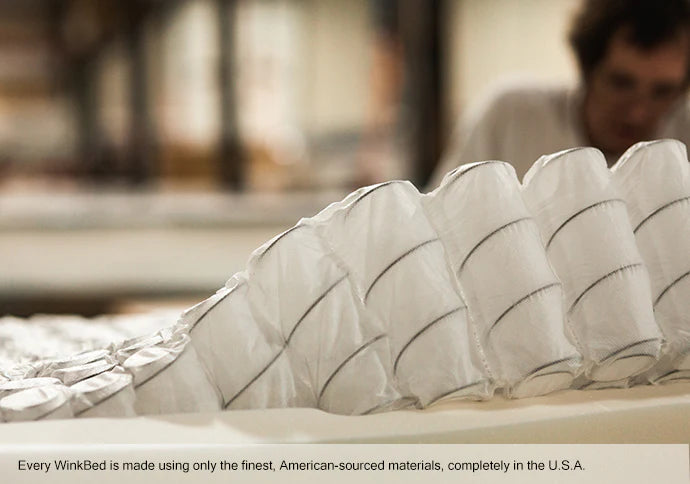 Every WinkBed is made using only the finest, American-sourced materials, completely in the U.S.A.