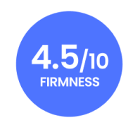 4.5 out of 10 firmness