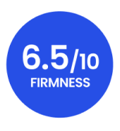 6.5 out of 10 firmness